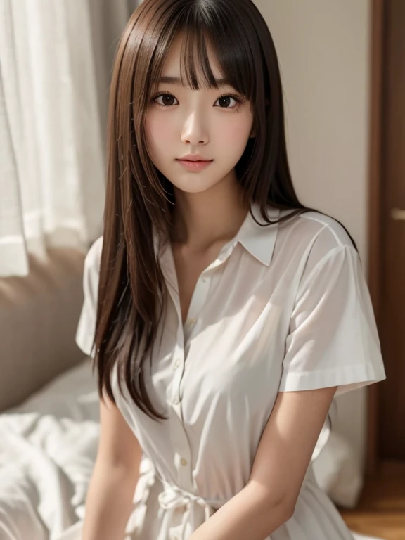 1girl, good morning