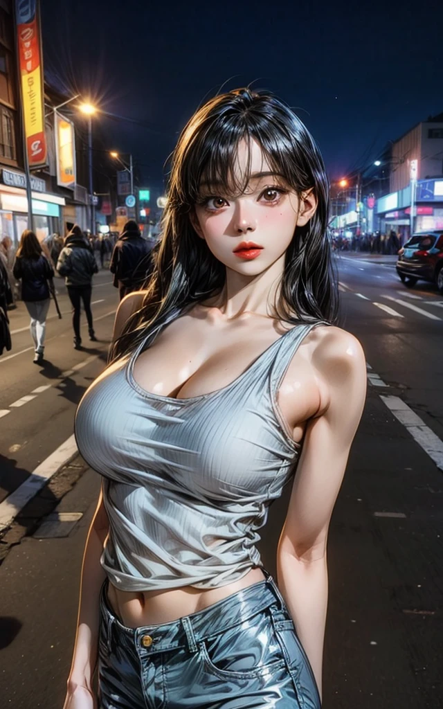 a beautiful young malaysian woman, age 25, long hair, busty, athletic figure, big butt, walking home drunkenly in the early morning, dressed for the club, bad makeup, (best quality, 4k, 8k, highres, masterpiece:1.2), ultra-detailed, (realistic, photorealistic, photo-realistic:1.37), HDR, studio lighting, vivid colors, cinematic lighting, moody atmosphere, intricate details, dynamic pose