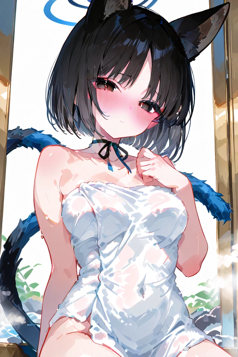 2girl, short hair,low twintail,nsfw, glamorous, voluptuous, stand,smiling ((tennis wear,))