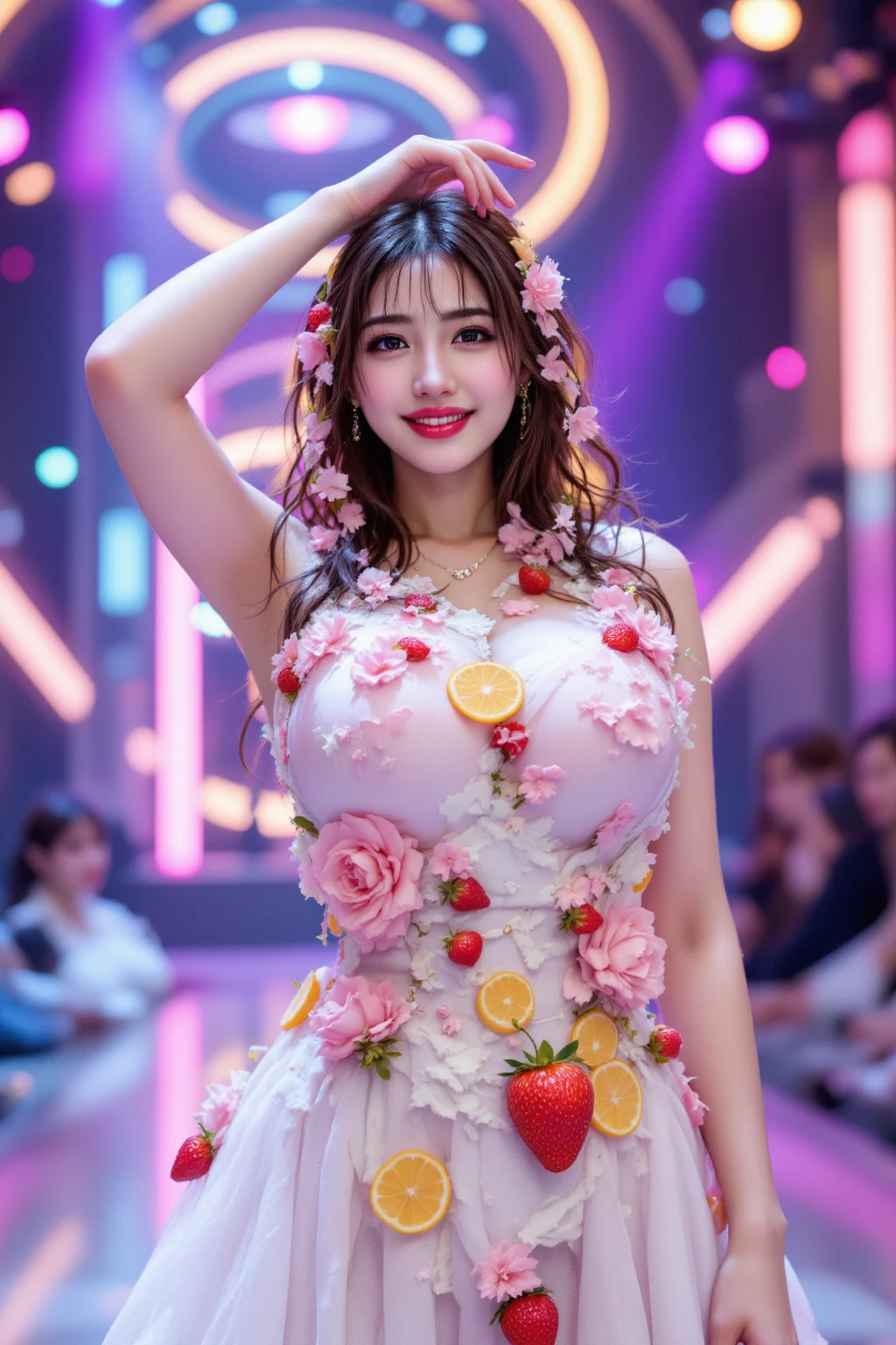 (best quality),(Highest image quality),(highres),original,(Extremely uniform picture),(highly detailed),(best illustration),(an extremely delicate and beautiful),(Pink eyes),(hair flower),high heelss,headband,{{lited_ by self}},{{lingerie shop}},indoor,{{2girls}},loli,high heelss,nowing,hair flower,headband,masterpiece,best quality,official art,extremely detailed CG unity 8k wallpaper,long hair,((cleavage)),pink clothes,Small handbag,long eyelashes,(((silk stockings))),earring,((((Triangle underwear)))),((((((gigantic breasts)))))),garden,dress_lift,(((((Beauty poster))))),((((Off shoulder skirt)))),forehead,shed tears,(((crying))),Pink heart-shaped necklace,Diamond Earrings,(((Long eyelashes))),(Flower tattoo),ahoge,