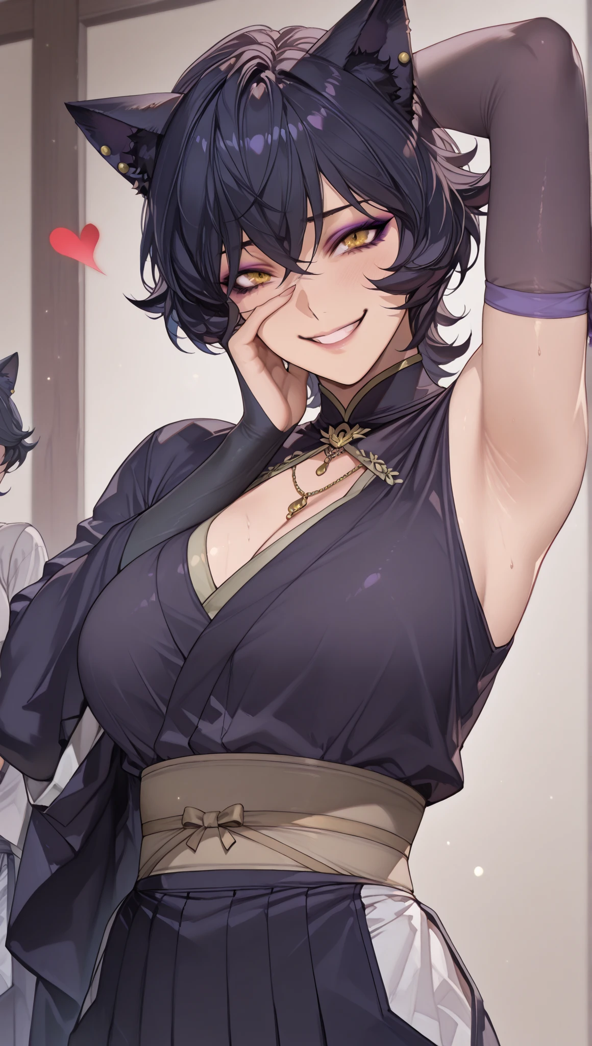 score_9,score_8_up,score_7_up,source_anime,very aesthetic,team_rwby,best quality,masterpiece,4k,uncensored,bloom,living room,
<lora:kali_belladonna-PD-1.0:1>,kali belladonna,mature female,standing,face close-up,saliva,tongue out,open mouth,blush,light smile,covered nipples,upper body,drool on chest,cleavage,
penis,faceless male,<lora:Mind_Freak:1>,ear sex,