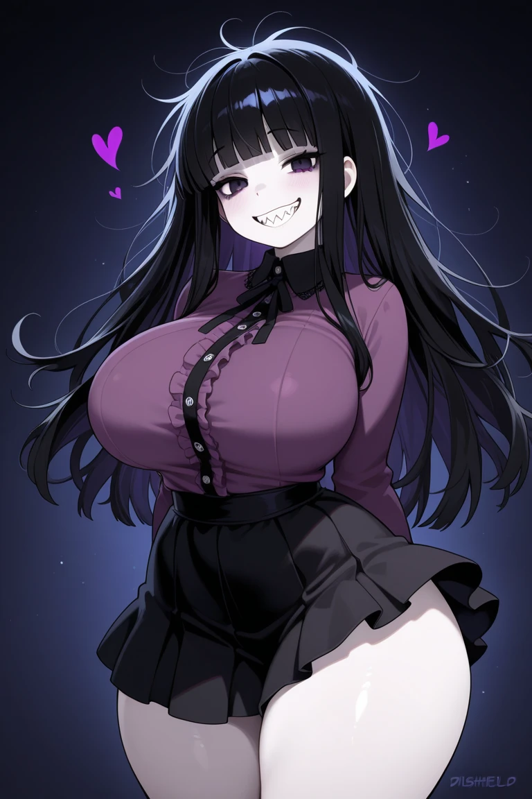 creepy smile