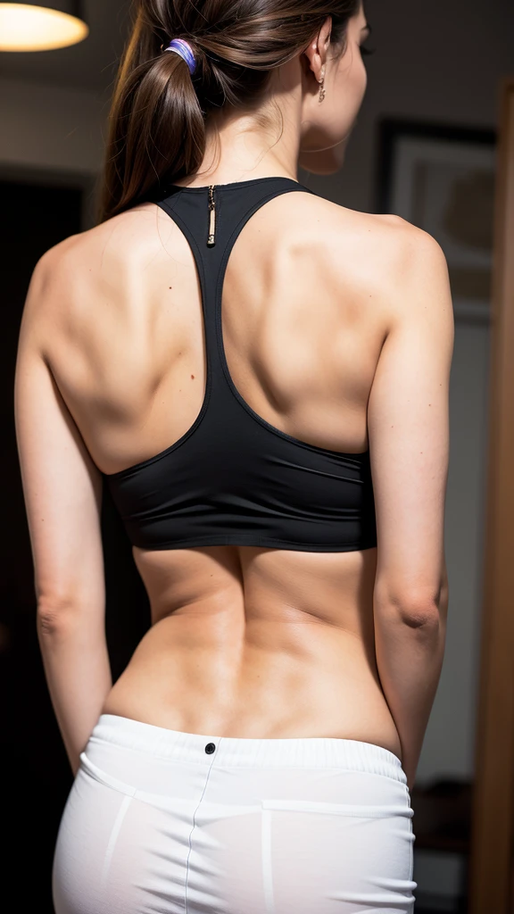 (((48 year old Japanese woman))), ((Sagging under the eyes)),(((nasolabial folds))),masutepiece, Best Quality, Photorealsitic, super detailed skin, Sharpen, Perfect Anatomy, Anatomy,独奏,Longhaire,((old body)), (((Sagging udder))), (thick waist),(flabby body)(,Plump body),Serious look,Mature AV Actress, glamor, A sexy,(((Fair skin with many wrinkles))), erect through, (((Black bikini))), Staring at this, (((s ass))),