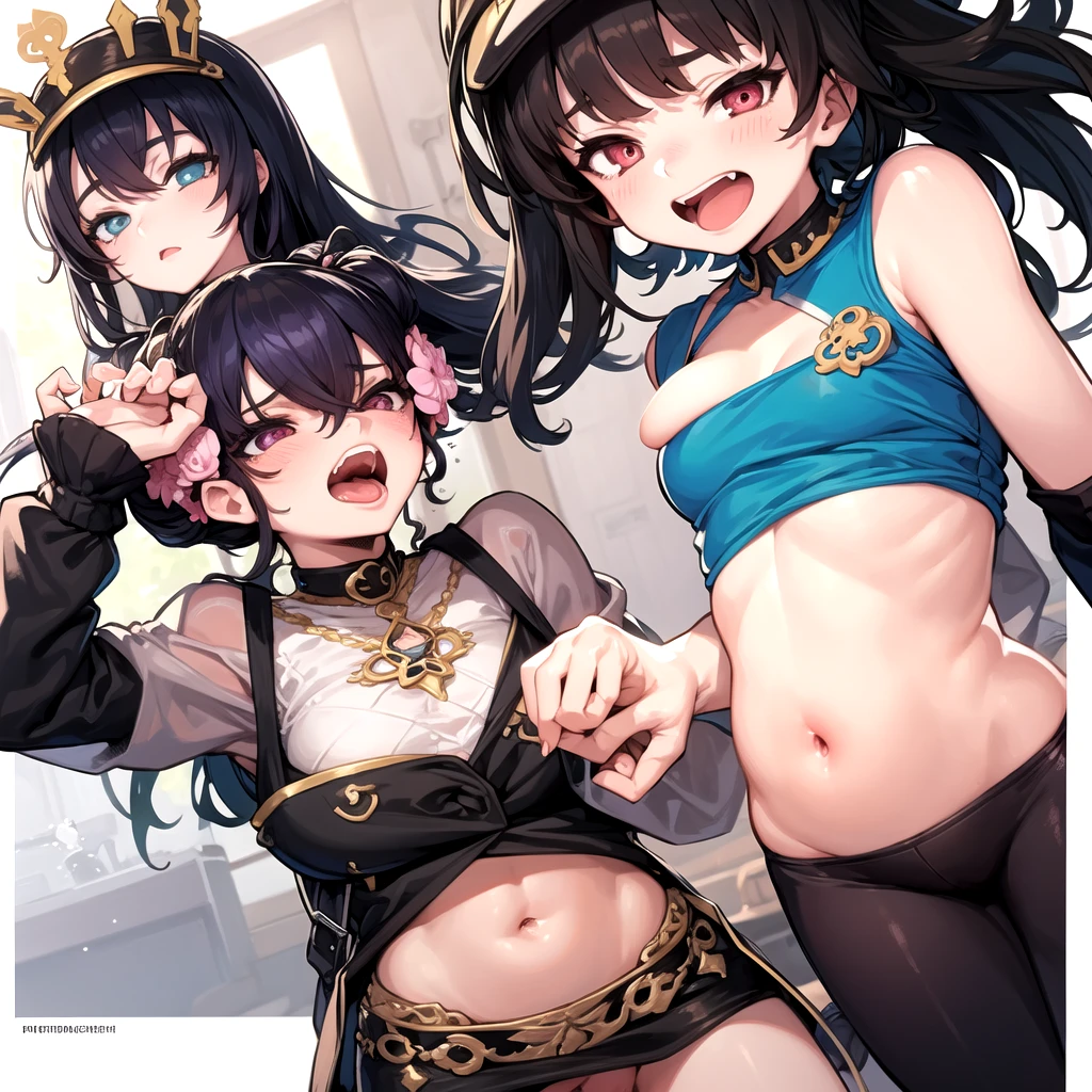 Four Girls,the maid outfit