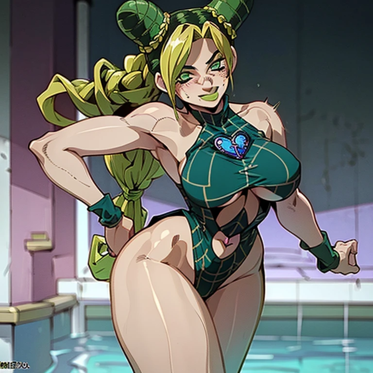 Jolyne, micro bikini, big breasts, big ass