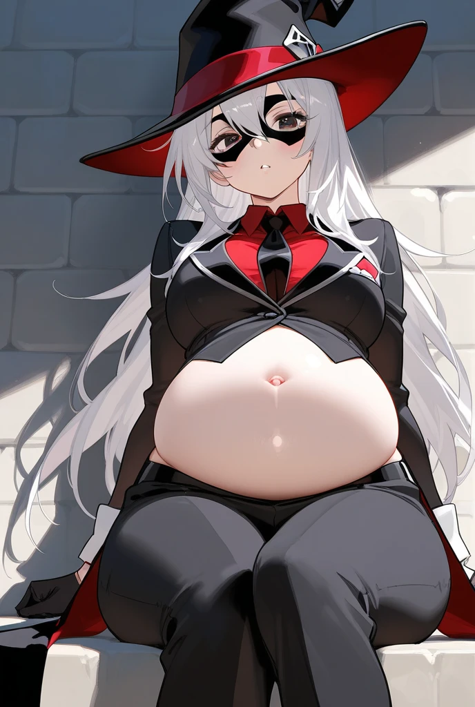 Anime. Owari no Seraph. 1 Girl. Expensive . A vampire. Clumsy mother. Pregnant. Silver hair. Wavy hair. Long hair. Red eyes. Beautiful eyes. Perfect eyes. Expressive eyes. Ideal face. Perfect body. Beautiful long ones. legs. Beautiful nose. 18 years. Big breasts. Standing. Full height. Beautiful character design. Shiny skin. Pointy ears. Ancestor Uniform Dress from Owari no Seraph. Ruins of Tokyo. Whole body. NSF. Official art. Extremely detailed CG Unity 8k wallpaper. Ideal lighting. Ultra high resolution 4K. Super detailed 8K. A high resolution.