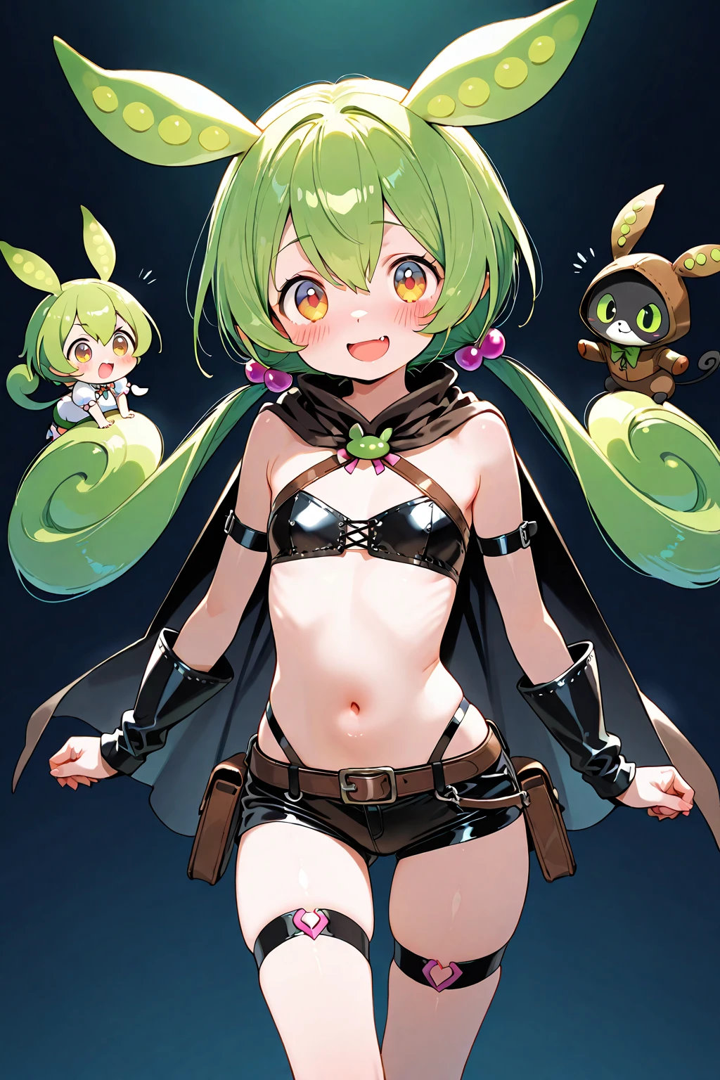 a close up of a person in a bikini and a green bikini, wearing seashell attire, is wearing a swimsuit, ornate bikini armor, insect trainer girl, y 2 k cutecore clowncore, mermaid body, fantasy outfit, swimsuit, spikes on the body, bikini armor, bikini-armor, realistic bikini, elf girl wearing an flower suit, bathing suit,green bikini color detailed,green eyes,Anggry face,silver hair,full body detailed, detailed ear,
