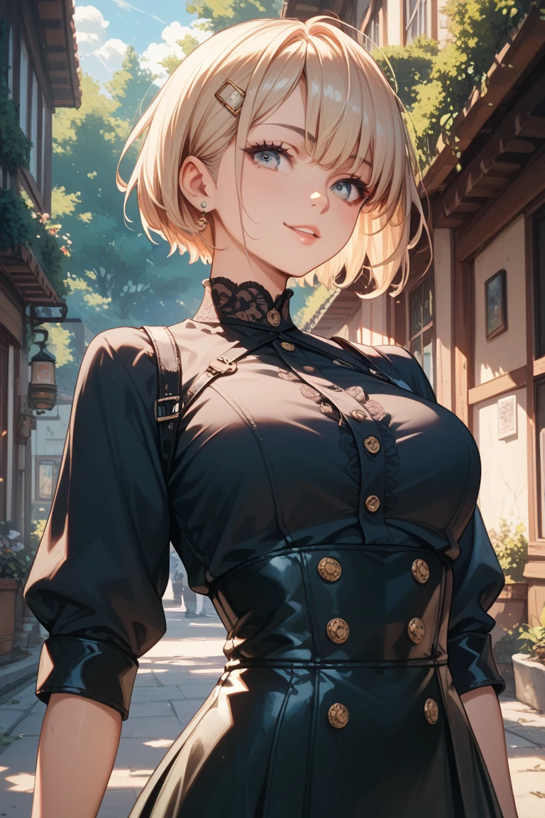 (realistic:1.3), finely detailed, quality, rembrandt lighting, (masterpiece:1.2), (photorealistic:1.2), (best quality), (detailed skin:1.3), (intricate details), dramatic, ray tracing, 1girl, american white girl, blonde hair, 21 years old, medium breasts, (Meadow, Sun, Clouds, Field, Farming, Starlight, Walking trail)