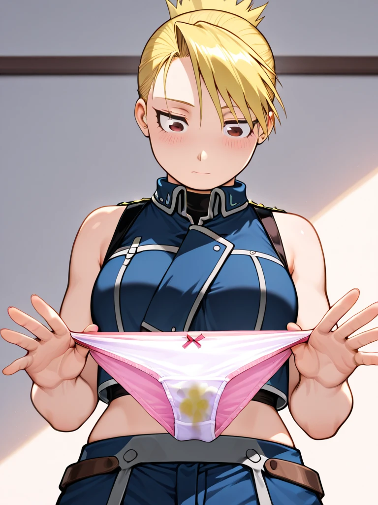 beautiful, ((chubby)), (very short hair),(tomboy), (pudgy face), (naughty) (high school students), ((young)), (androgynous), (boyish), (handsome), ((thick)), (overweight), (beefy), (nipples), (cute), (little brat), (naughty brat), (belly button), (Chubby body), (big belly), (Round eyes), (Adventurer), (Armed), (sword), (Wearing hakama), (swordを振りかざす)