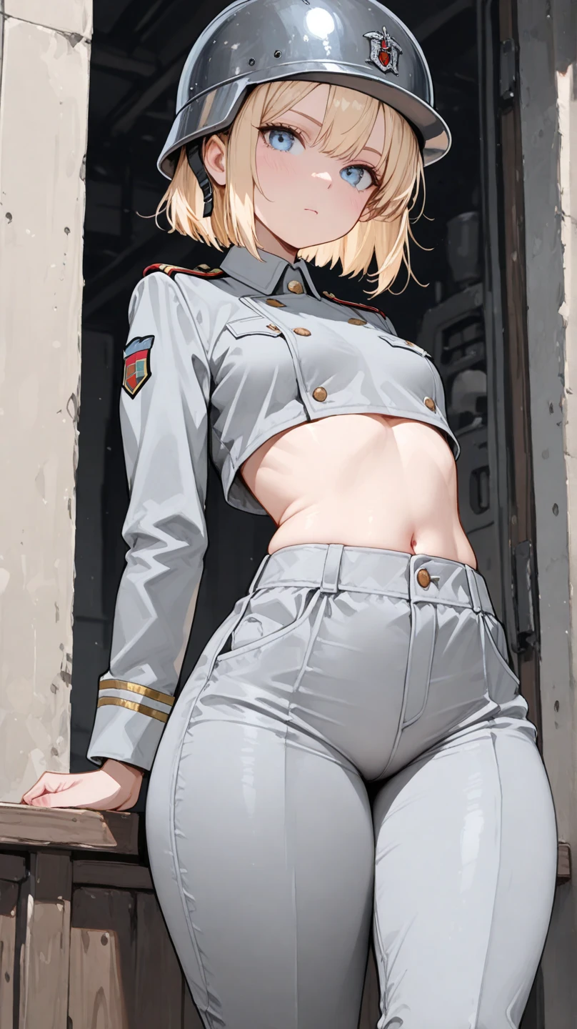 (masterpiece:1.2, best quality), 1girl, petite, loli, slim, black swimsuit, black military jacket, military hat, space cadet, from behind, spaceship, futuristic, sci-fi, space age design, anime minimalist, watercolor