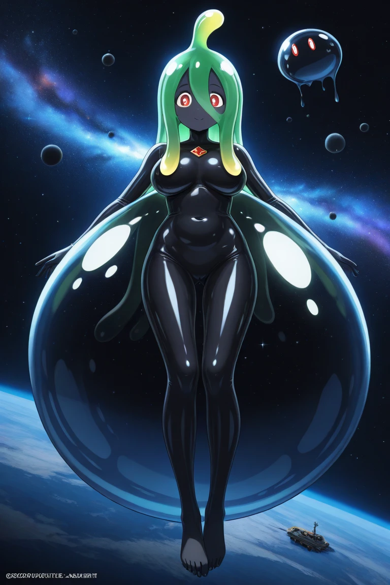 (best quality, 4k, 8k, high resolution, master part: 1.2), (estilo anime), (Pokémon), (criatura), (Meloetta), (flutuando na vertical), (Garden at night ), (mystical glow all around), Retratos, anime, foco nítido, vivid colors, HDR