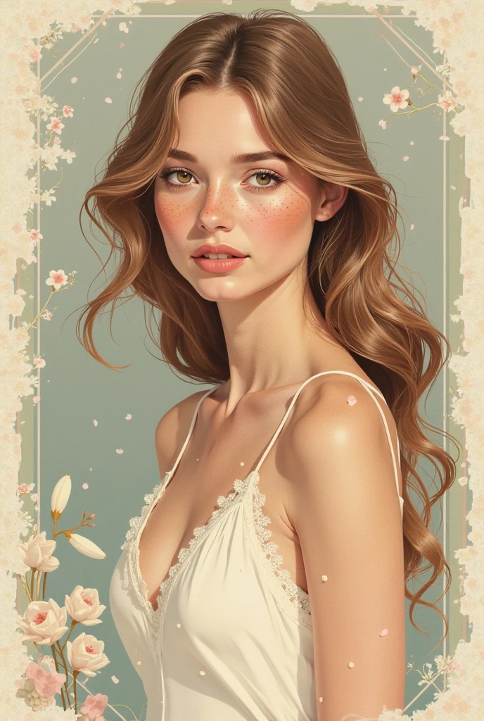 nude, tits of this russian girl with long brown air and innocent regard