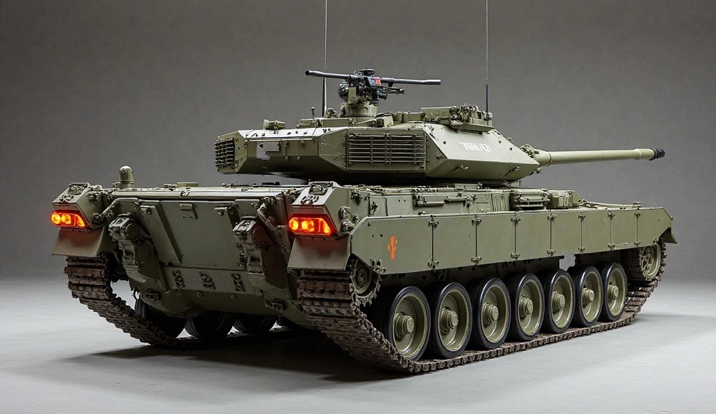chftntank, ground vehicle, tank, vehicle focus, pulp_comic, heavy_lines, hand_drawn, hand_inked, hand_colored, museum, preserved, polished, glossy, tidy, clean,