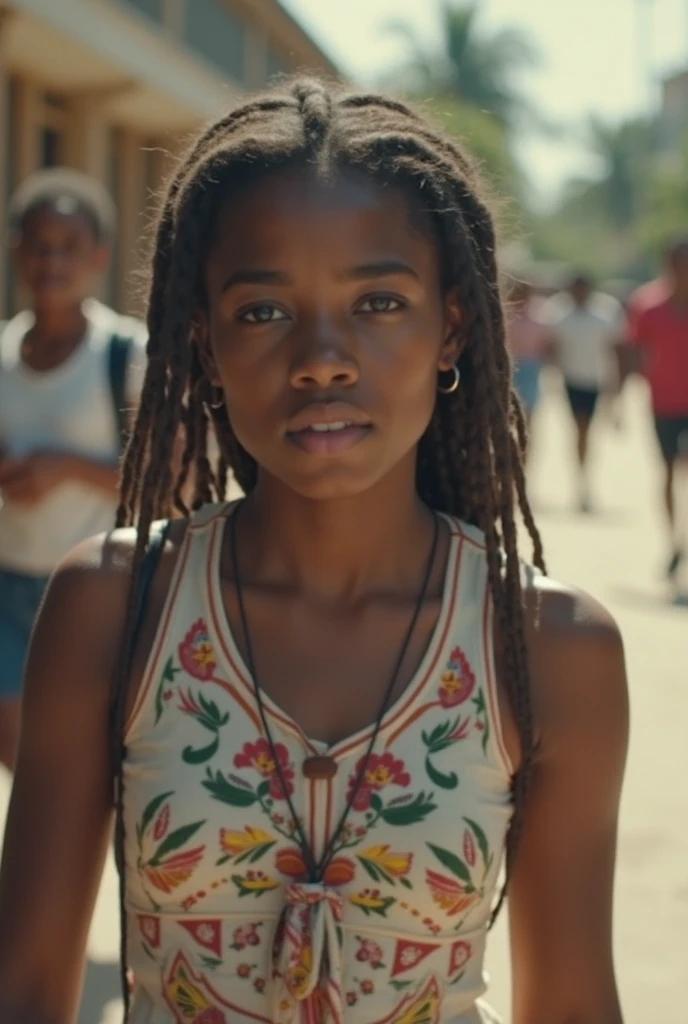 Girl in langa standing