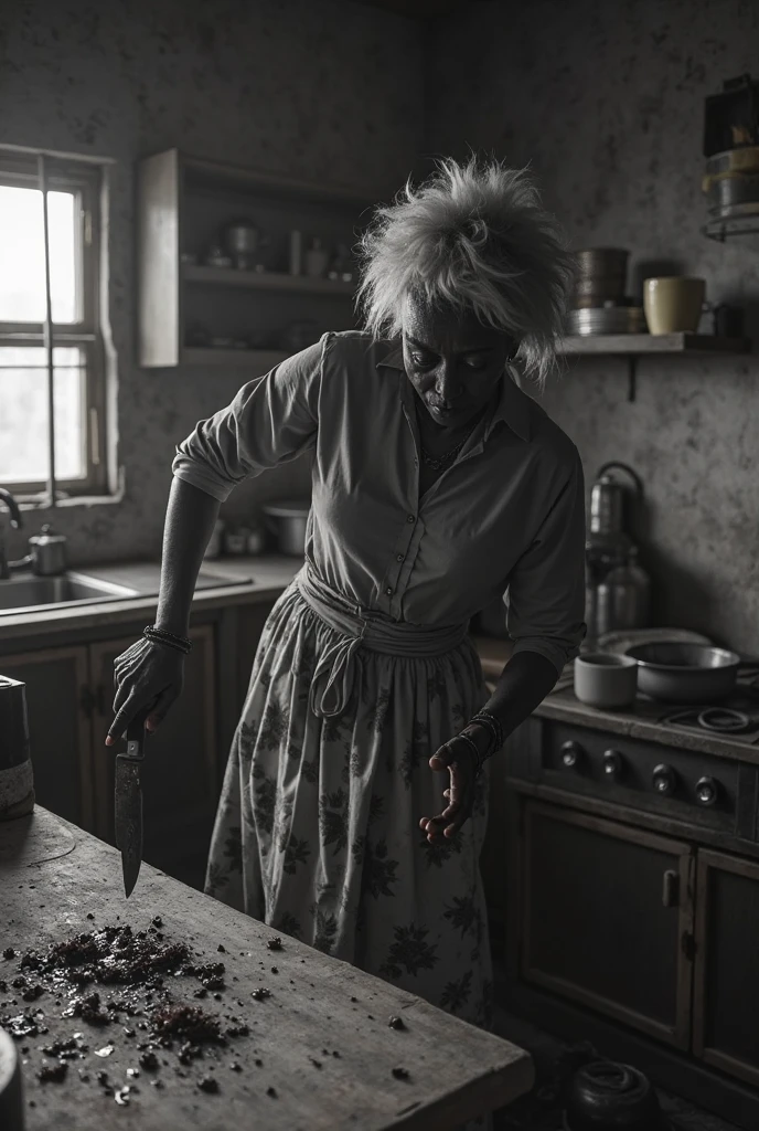A_((short))_female, shoulder_length_hair, ((bad_health)), out_of_shape, thinning_blonde_hair, 60_years_old, some_wrinkles, small_nose, small_mouth, ((bulging_eyes)), sitting_on_a porch_in_front_of_her_trailer, holding_a_coctail