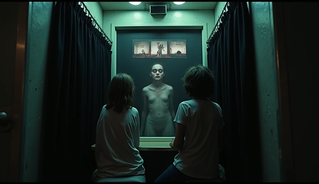 Masterpiece, High quality, child, alone, focus man, blue eyes, black light, from above, cyberpunk naked