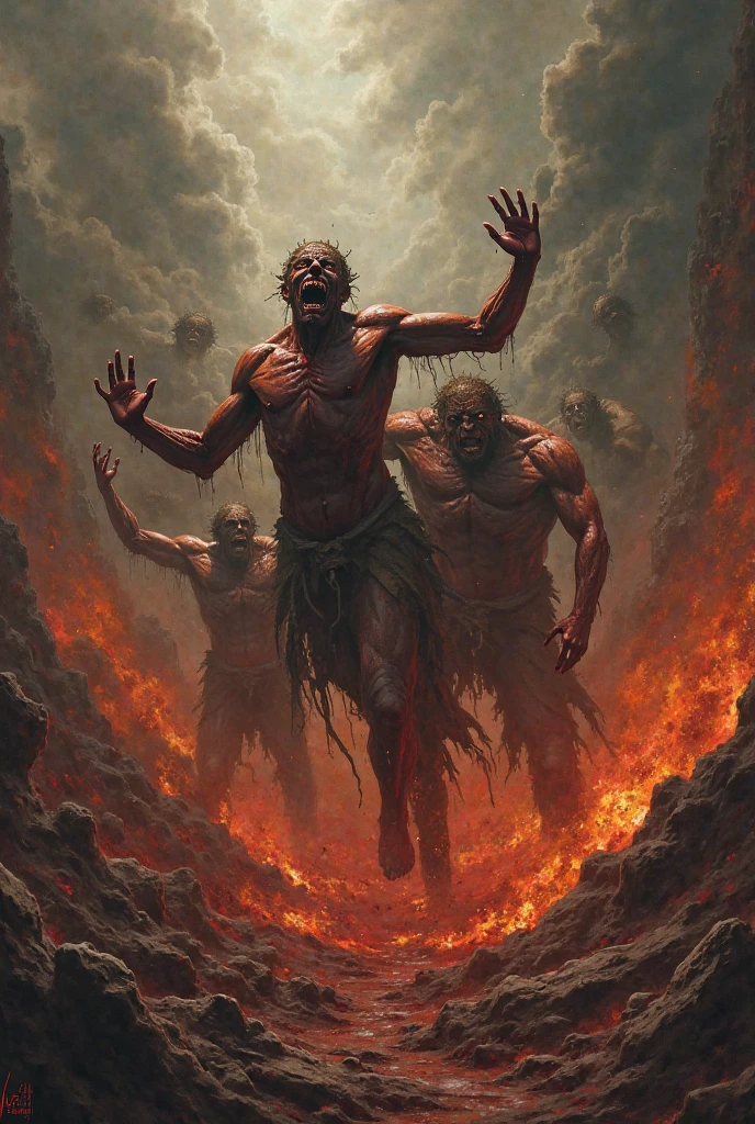 Hell and the people who burn in the fire 