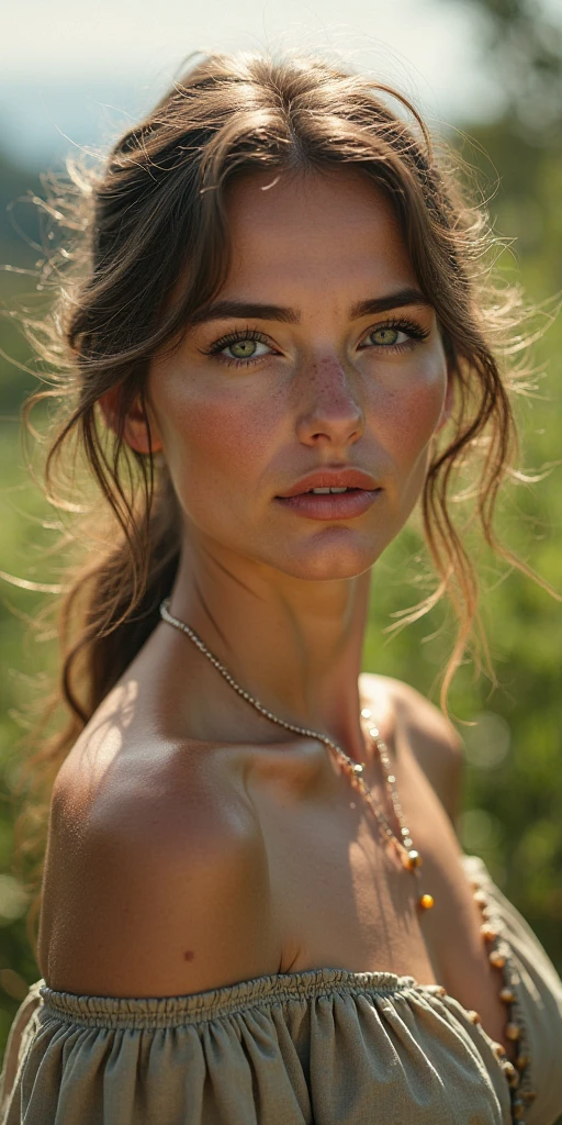 1 girl,single girl, solo, 21-year-old, Russian race, Height 160cm, European race, caramina, freckles, (Masterpiece, best quality, photorealistic, high res, photography: 1.3), close-up shot, sharp focus, black hair, hair bun, short hair, hot model, slim, cute blush, huge breasts, smooth, realistic skin, sexy hot face, erotic, sexual gaze, slim, extremely detailed hair, shiny lips, outdoor, ((vivid light, dynamic lighting, realistic, super realistic, sexy woman, sexy alien, sexy martian, naked, nudes, erotic