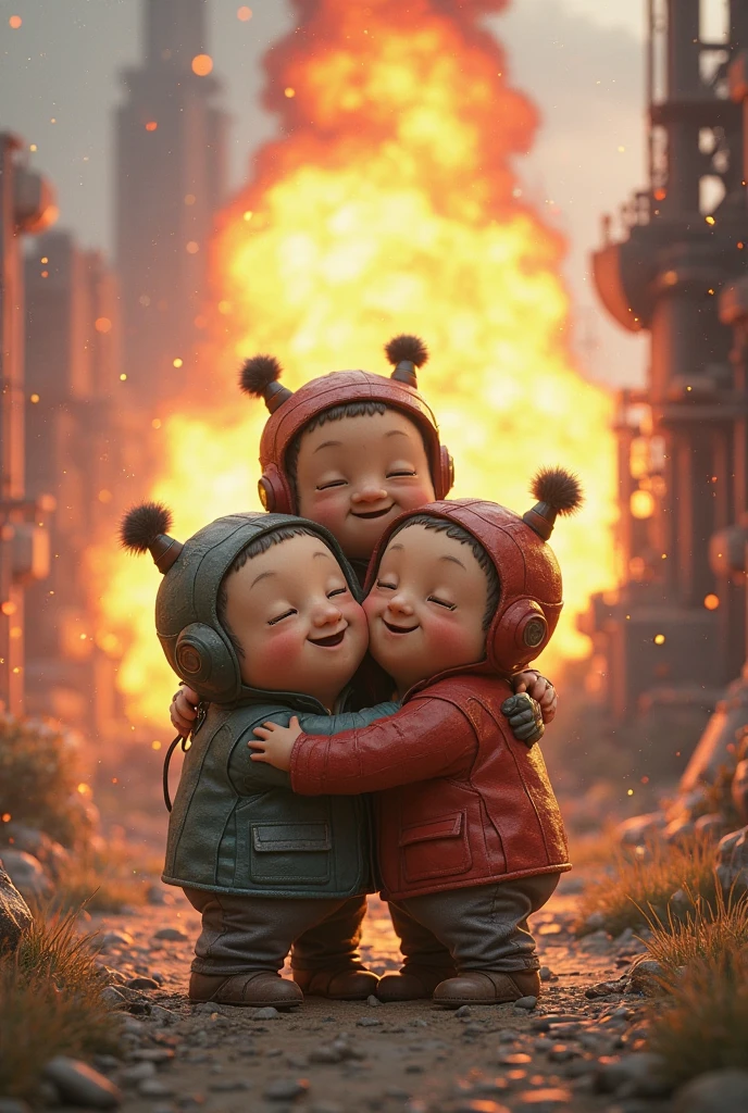 Chinese zombies，adolable，Dumb cute，Big round face，Q version characters。 --auto