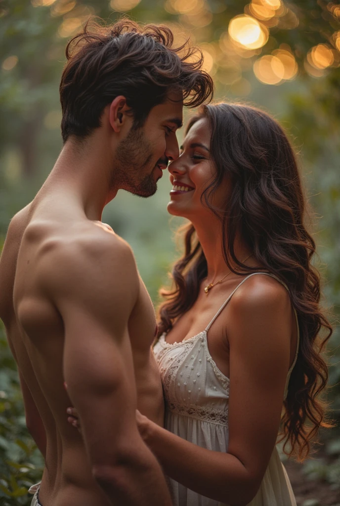 A couple loving each other 