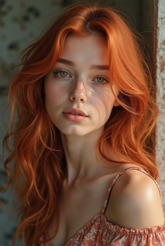 Pretty girl with red hair