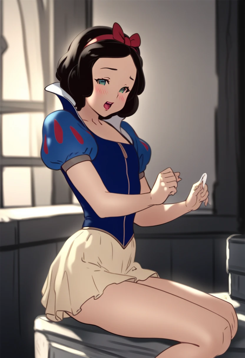 ((Full-length photo, standing, feet on the ground)) ((Full-length photo, standing, feet on the ground)) ballet shoes, Clear, detailed eyes, a girl, Disney's cute snow White, with long wavy hair standing up, bra and panties, sexy, beautiful girl, innocent, cleavage, low-cut tops, alone, light eyes, seductive, silk, smiling, black lingerie, sensuality, very big discount, seductive lady, League of Love, BDSM, Anna from the movie "Frozen " by Disney. tied up, inside a palace made of stone. (Tied with jute rope:2), (tied with lots of rope, ankles tied, legs tied, breasts tied, crotch rope:1,5). Otm gag. O
