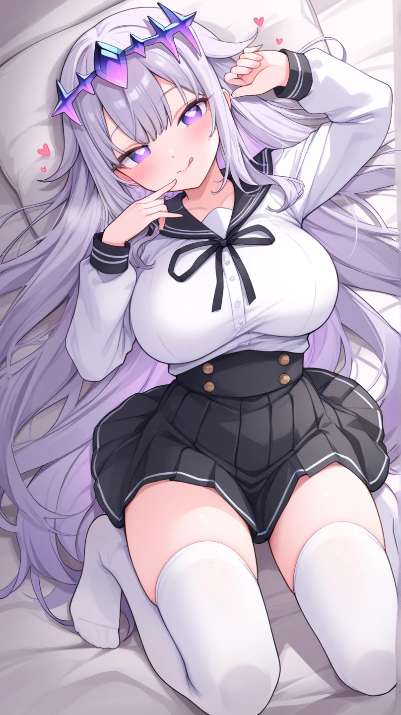 She lifts her skirt and shows her vagina.,big bust,big tits,cleavage,spread your legs,bed,wet clothes,Masturbating while rubbing her vagina with her hand,drooling,cleavage,Heart,long hair,blush,cleavage,cardigan,NSFW,leaking semen