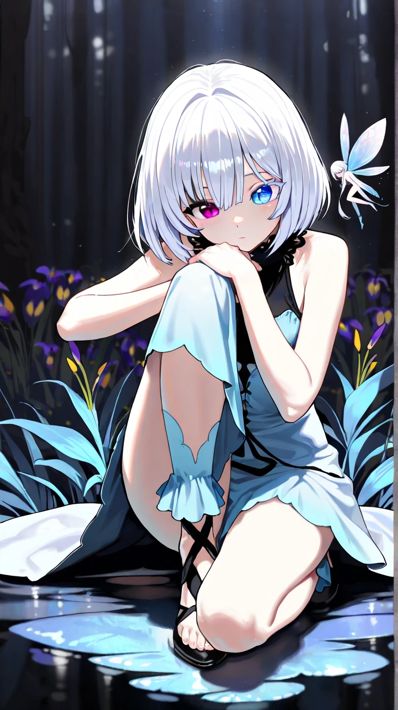 NSFW,7-year-old girl、Young、Witch、Wearing a collar、Very beautiful and Shining Eyes、Shining Eyes、1 girl、Small breasts、Big Mouth、high school girl、Small breasts、Cat ear、Transparent pink short hair、