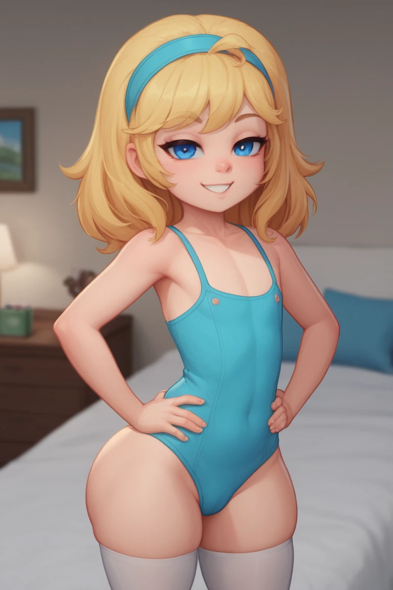(2 girls 12 years old), body , body pequeño, Alone, ridiculously small swimsuit, blush intricate swimsuit, full-face rubor, ashamed, posing like a model, nice beach in the backgroundA,confident mommydom wearing a big bulbous puffy diaper, heart emojis, bedroom, fishnet stockings, pretty eyes, seductive, flirty, colorful, puffy dress,  room, diapers, confetti, cake,Black Silk,swimsuit,Big 