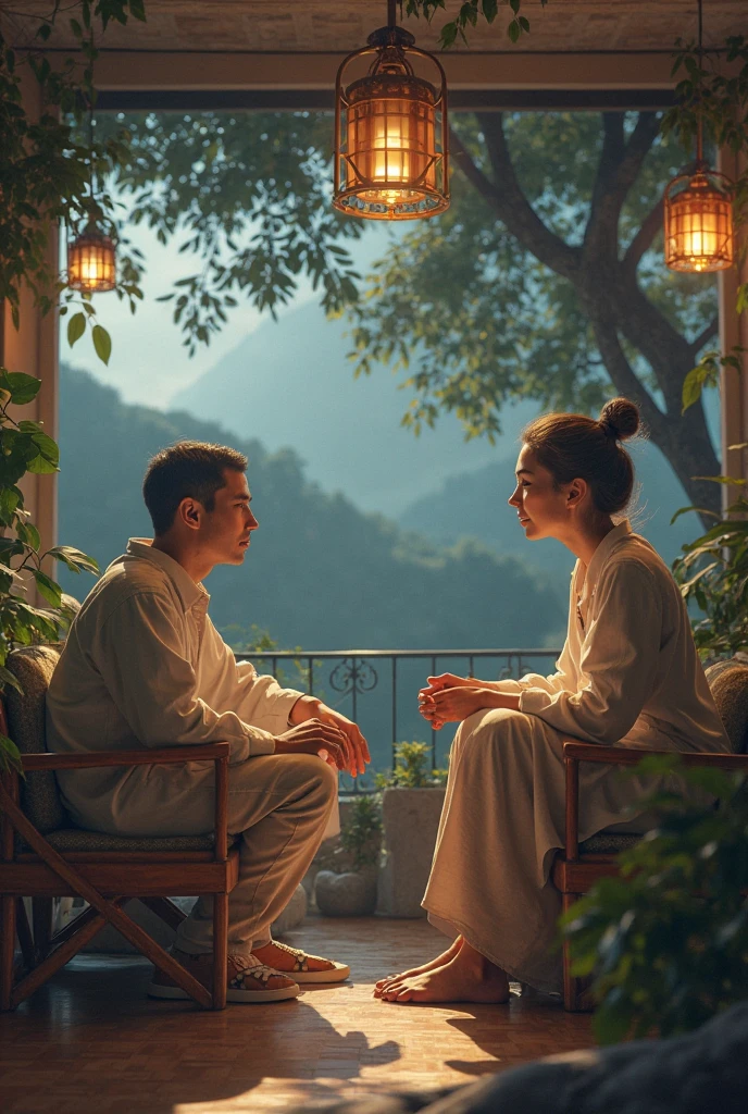 couple sur une tantra chair