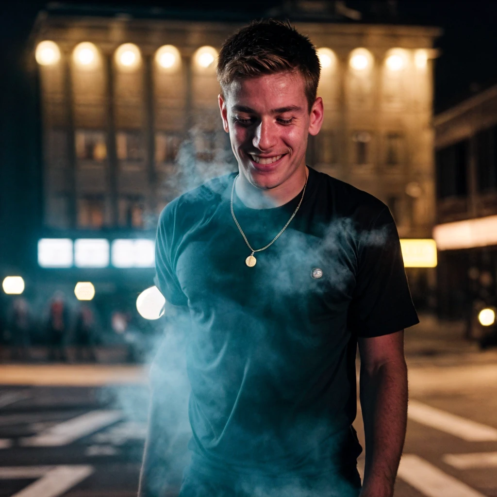 there is a man holding a sparkler in his hand, taken with a canon eos 5 d, taken with a canon eos 5d, shot with canon 5 d mark ii, sparklers, shot with a camera flash, shot with sigma f/ 4.2, shot with sigma f / 4. 2, fireworks, sparks flying, harsh flash photo at night