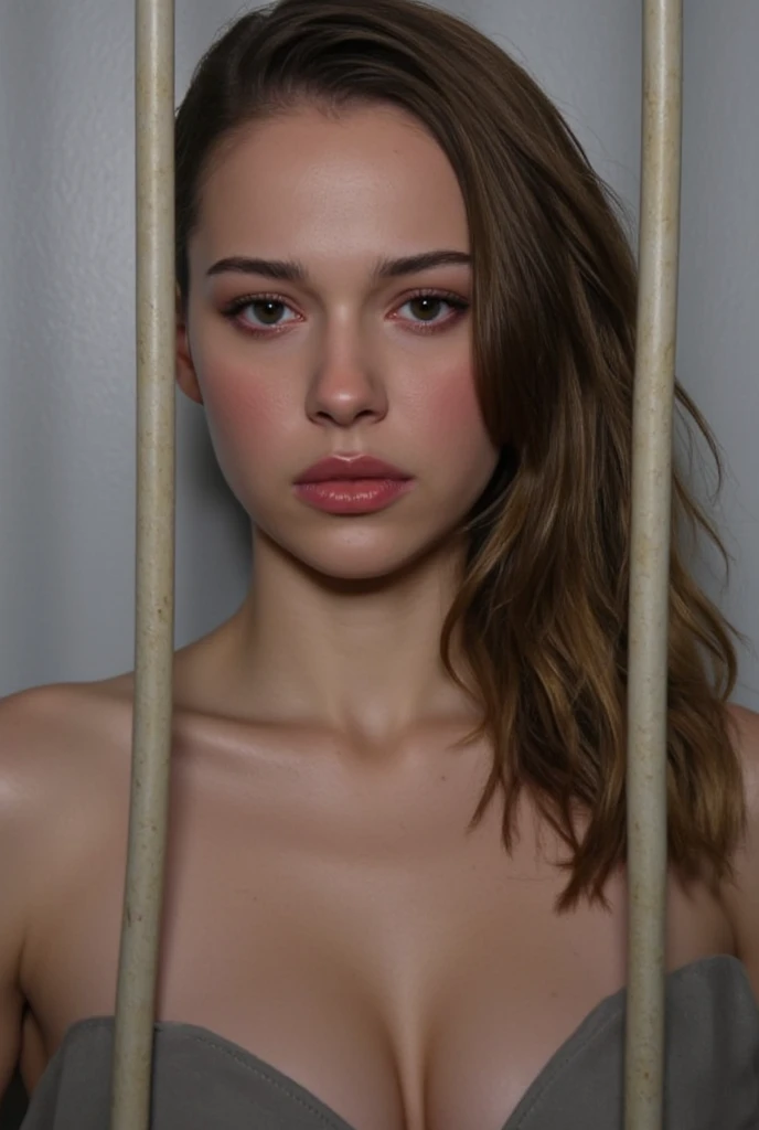 garota hanging by chains, gorgeous face, stoya, estrela porno stoya, very white skin, glowing white skin, Transparent skin, (artwork:1.3), (best qualityer :1.3), blue colored eyes, fully naked, showing the vagina, very thin legs, every visible body, perfect open vagina, perfect open vagina mostra masturbação com rubber penis de cor vermelha penetrando a vagina,, Hanging and tied by many big chains, rubber penis, vagina with liquid oozing out, baby oil, body skinny, ((very thin body)), soaked body, ((lots of intense sunlight)), currents through the body, Hanging from chains, handcuffed, hanging by chains, tied by chains, sodomy, prison chains around the neck, face showing pleasure, on a busy street