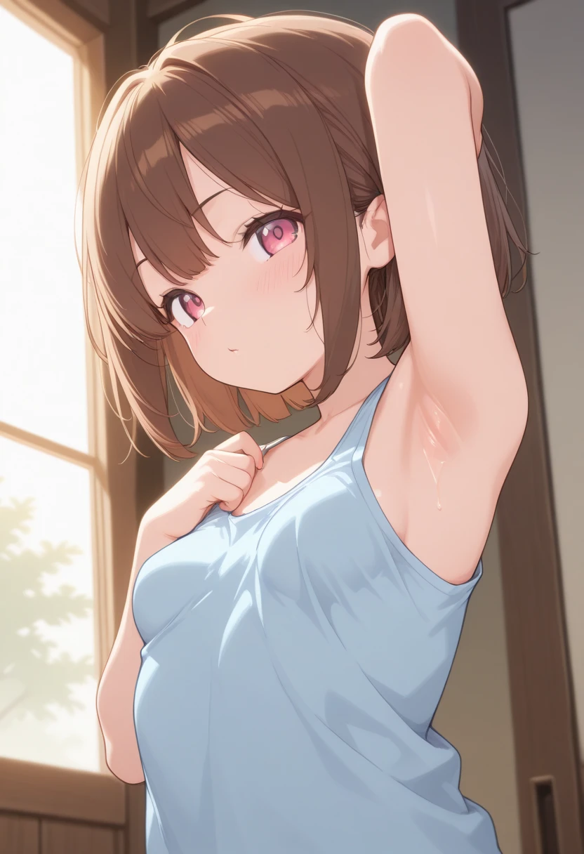 (((pixel perfect, detail perfect))), alone, 1 girl, Misaka Mikoto, tokiwadai , bow, looking at the viewer,, closed mouth, Upper body、(Breast Exposure、Nipple exposure)、(Small breasts、Small Boobs)、(((pixel perfect, detail perfect))), alone, 1 girl, Misaka Mikoto, tokiwadai , bow, looking at the viewer,, Upper body、(Breast Exposure、Nipple exposure)、((Small 、normal breasts))、smile、nose blush、Facing forward、よそ見をする