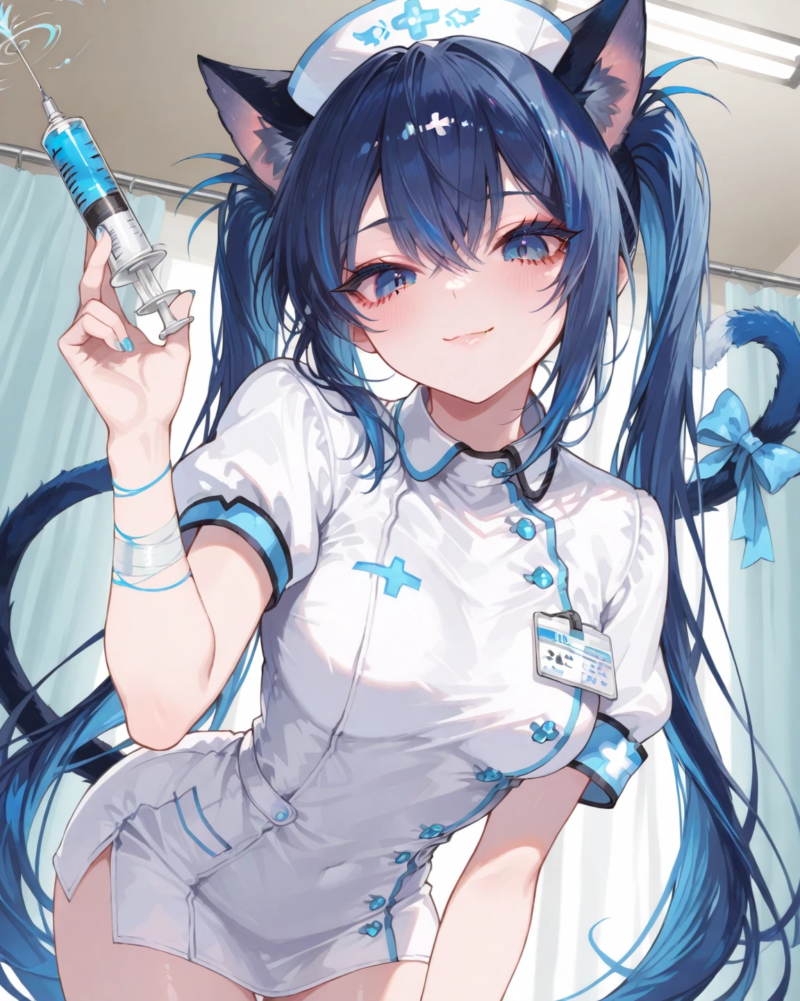 16k works,Highest quality,18-year-old,No background.White background only,whole body、Kneel,Dynamic and sexy pose, One person, Beautiful Face,, Symmetrical eyes, Perfect body, Good balance、 Perfect body、Intelligent woman、Black Hair、White skin、Pink Lips、Wearing a researcher's lab coat、Round rimmed glasses、White rubber gloves、Test tube、beaker、microscope、flask、Glancing sideways at the viewer、smile、Open your lips