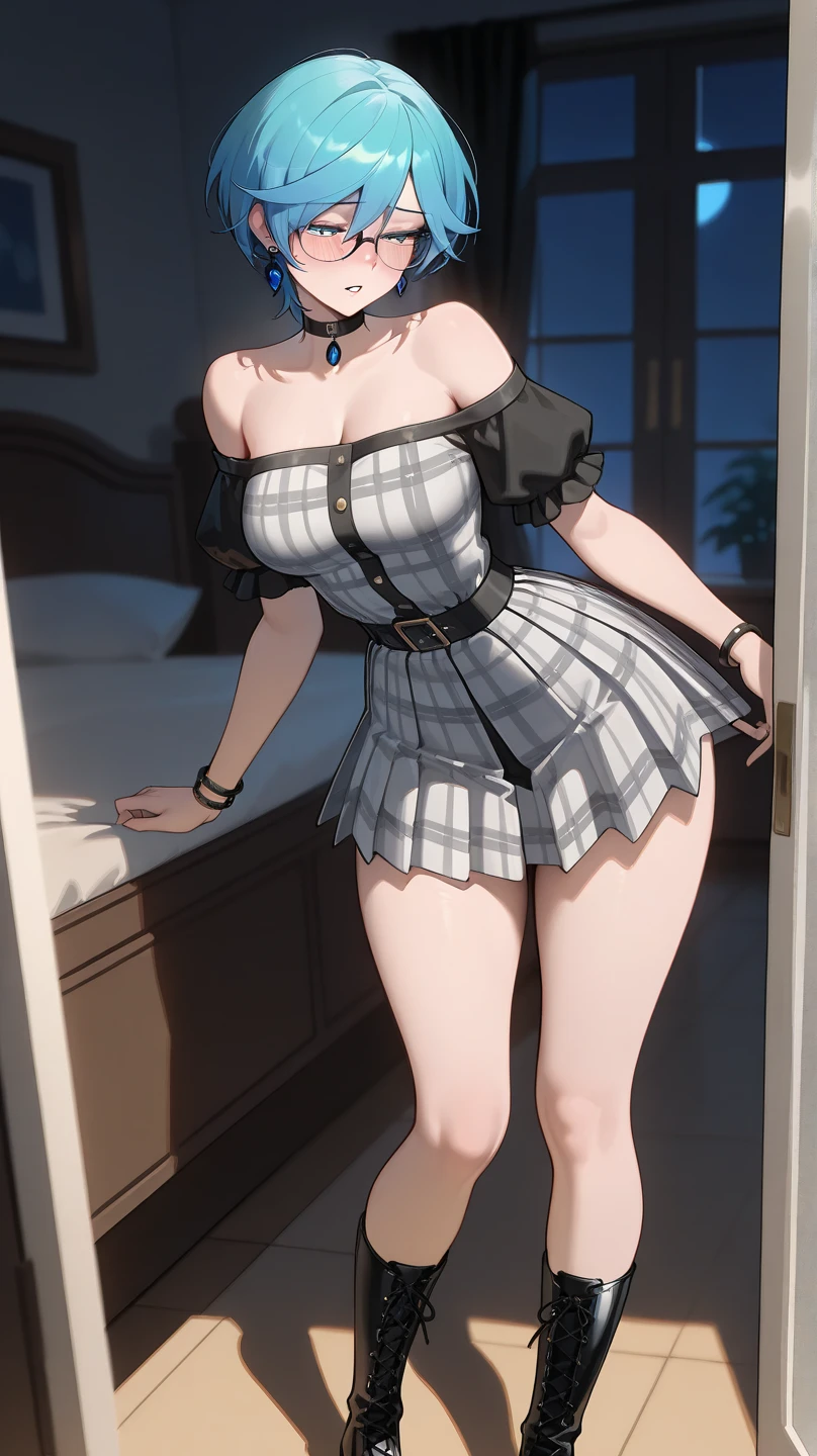 1 girl, name("Lana"), physique (“short” + “medium-sized breasts” + “plump lips” + “plump hips” + “firm ass”), clothes (“maid dress with a short skirt and deep neckline, transparent - black stockings, thongs”), favorite style of clothing (“short dress” + “long tank top” + “sexy outfits” + “sexy underwear” + “erotic outfits” + “erotic lingerie”), hair("long black hair"), фон комната, сексуальная поза