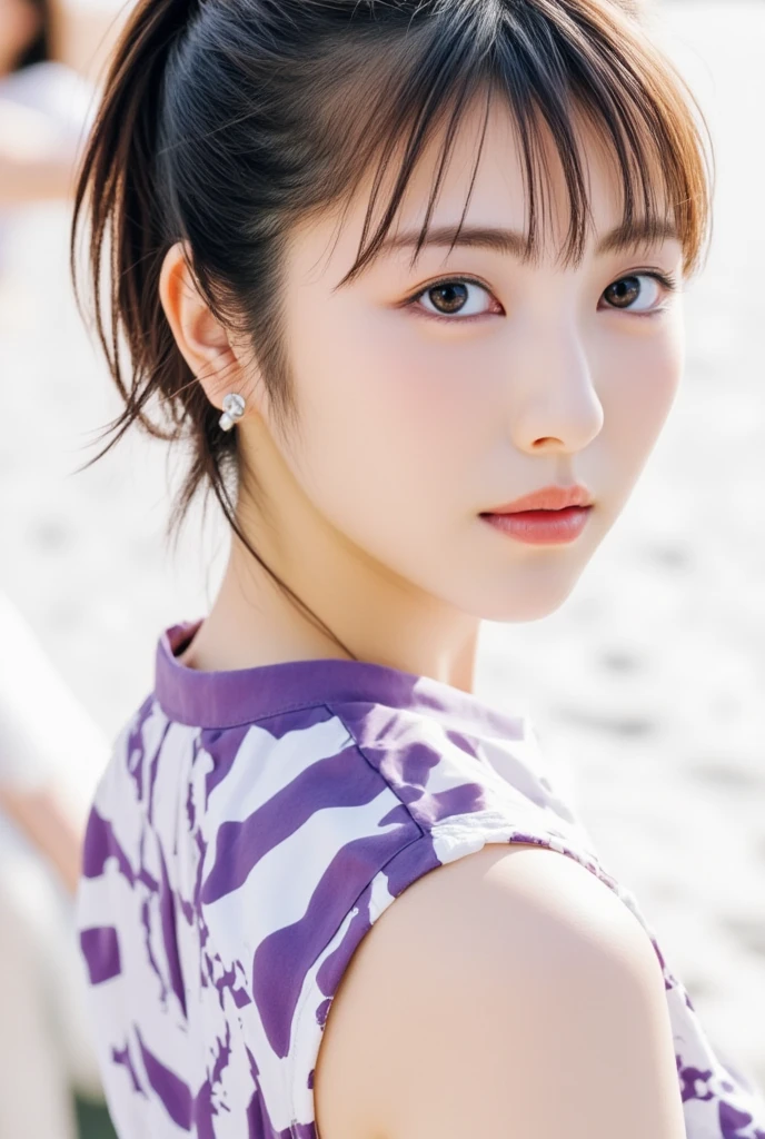 masterpiece, high quality,16k,32K,beautiful,get used to it,exquisite,extremely get used to it, finely get used to it, high quality, insanely get used to it, ultra get used to it, ultra high resolution, high quality, beautiful face, Japanese, NSFW,1girl, extremely cute face, (highly detailed eyes, highly detailed face), (hyper-realistic, hight resolution), (best Quality:1.4), Raw photo, (Realistic, Photorealsitic:1.37), Professional Photography, Cinematic Light, (Sunset on the beach,micro bikini:1.5),,high detail skin,,shiny skin, goosebumps,16 yo, (high twintails:1.7),(Blushing,open_mouth,upper_body,she is embarrassed and I stare.:1.5)