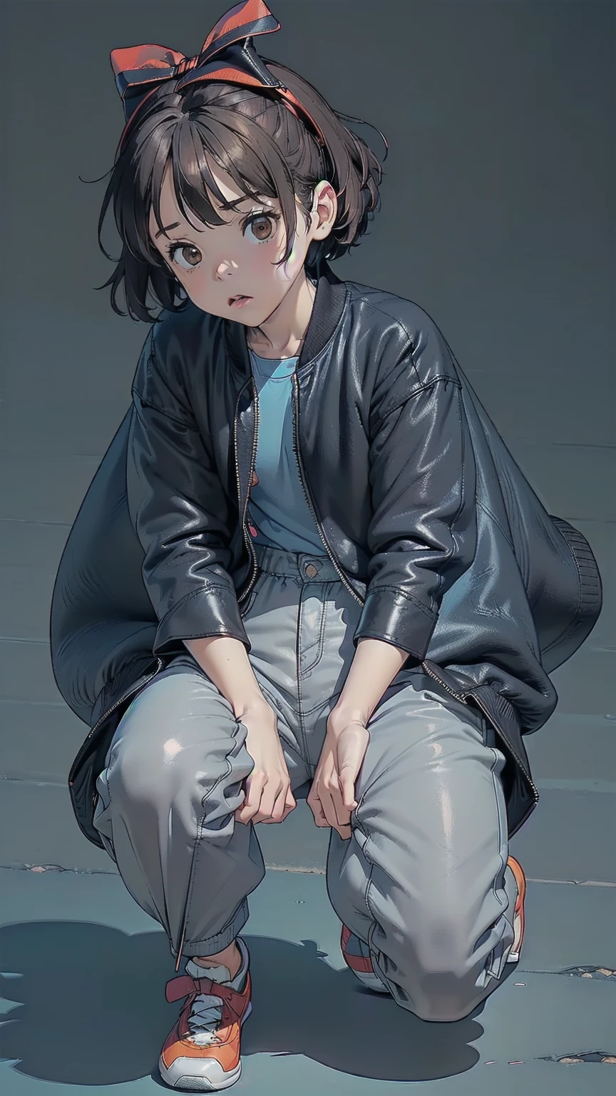 (ultra realistic, highly detailed:1.4), best quality, masterpiece, 18 yo. androgynous boy, baggy sweatshirt and jeans, sitting, hands behind head, 
((longtorso, ltso):1.4), tall