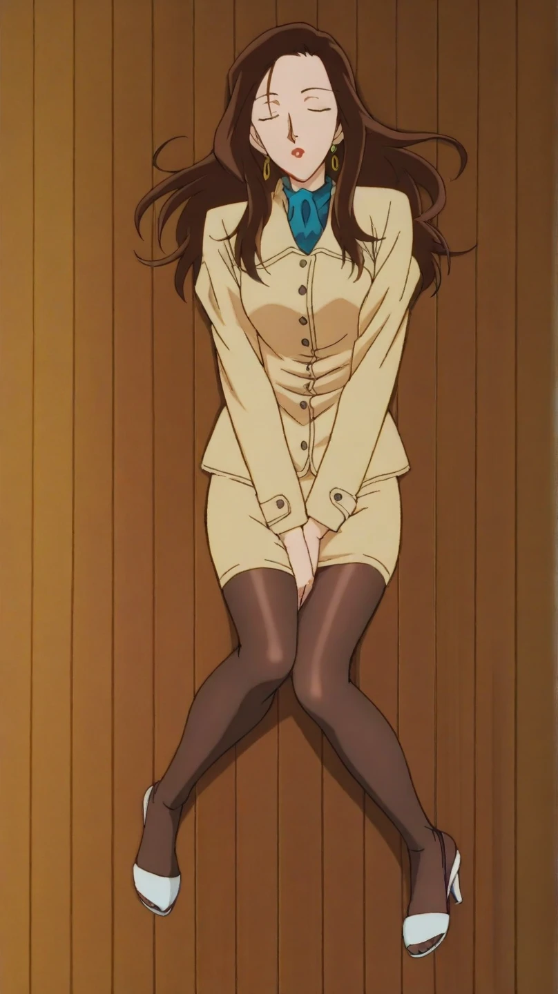 Kyoko OtonashiLow - Angle、
Low - Angle、Long skirt、Hold down your skirt that is being blown up by the strong wind、Anime white panties in a strong wind、Crotch is visible
ローレグのパンツ、Farbe: White、
Crotch is visible、
、Lined、White lace lining、
