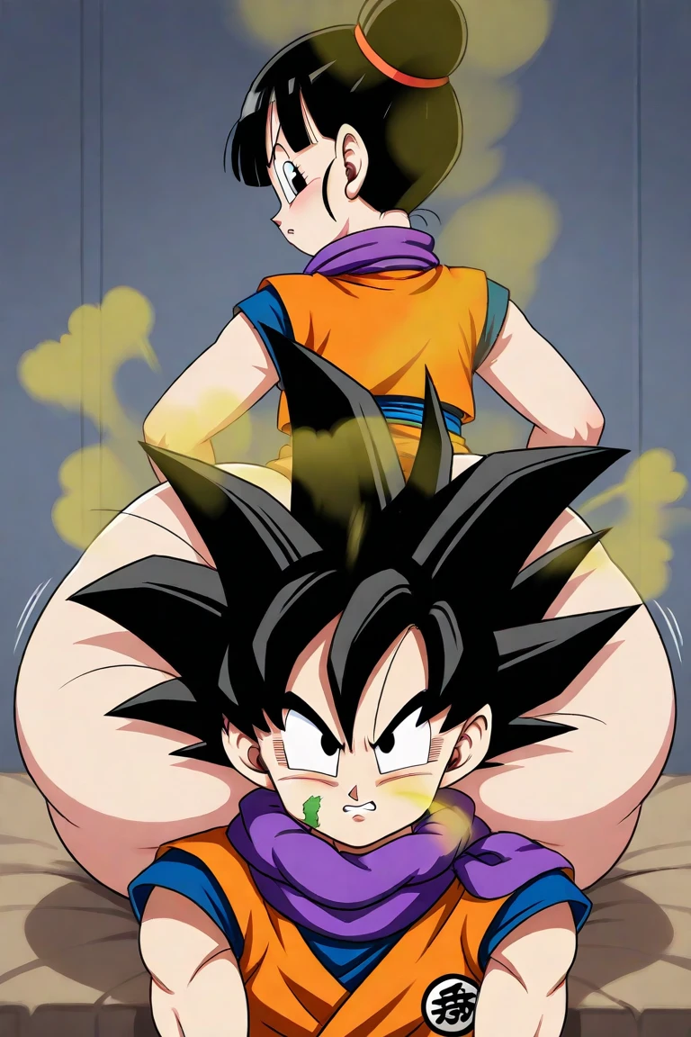 Pov: Son Gohan cute big ass getting penetrated, erotic 
