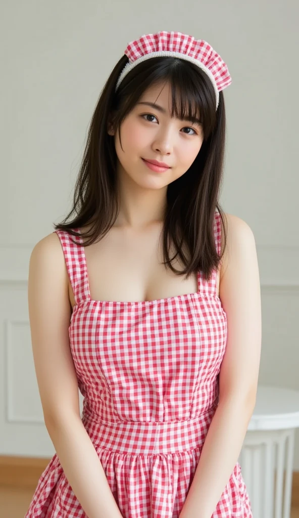 White and Bright Red, (Masterpiece 8K TopQuality:1.2) (ProfessionalPhoto:1.37) ExtremelyDetailed (((StandingFullBody, KAWAII girl with HUGE boobs:1.37)) in (WHITE cotton T-shirt mini dress:1.28) with (LifeSize her Rialistic portrait printed on it:1.37)) detailed (Delicate cotton textures) keyhole_cleavage, ((Studio Dark GRAY Background) with (Oodles Dazzling Neon Color Particles:1.32)) BREAK (((NOGIZAKA FaceVariations))), Extremely Detailed (very KAWAII Face), Childish CaptivatingGaze Stunning ParfectEyes ElaboratePupils with (SparklingHighlights:1.28), DoubleEyelids with (Detailed Voluminous LongEyelashes:0.88), Small GlossyRedLips with BeautifulDetails, CoquettishTongue, PUNIPUNI RosyCheeks, Radiant PearlSkin with Transparency, Glowing DowneyHair . { (Dynamic Joyful expressions LifeLike Rendering:1.4) | (:d) }, (Acutance:0.8) .