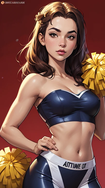 from above, top angle, (redshift style:1.1), (analog style:1.1), sexy, realistic, photo shoot, professional, high contrast,


[Nina Dobrev|Emma Watson], 1girl, solo, expressive look,  (wearing cheerleader costume:1.2), gloves, wearing skirt, crop top,
skin pores, intricate skin texture, realistic skin, golden glitter, shiny skin, hands on sides, hands down,
realistic body, realistic body proportions,

(closeup:1.2), (extreme closeup:1.2), cleavage, face focus,

masterpiece, best quality, HDR, viewpoint, highest quality, sharp focus, looking at viewer, facing viewer, 8k,
[(colorful explosion psychedelic paint colors:1.2)::0.2],

dynamic lights, bokeh, detailed emerald eyes, efficacious,(harsh:0.7),