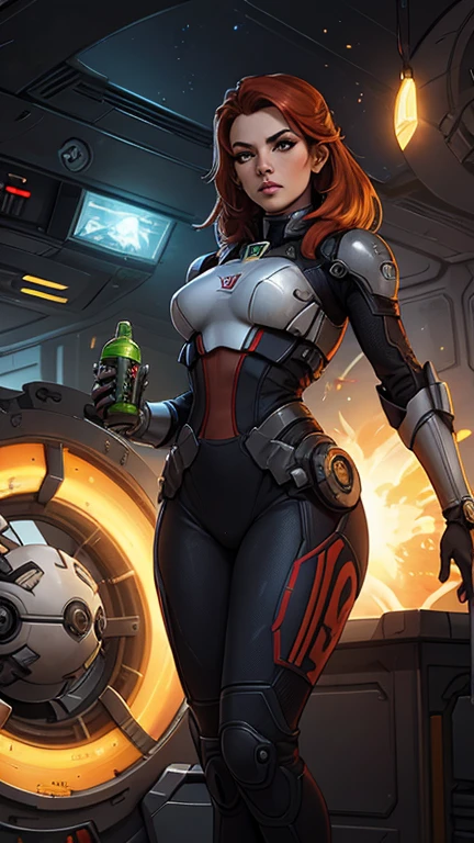 score_9, score_8_up, score_7_up, score_6_up, score_5_up, score_4_up,
woman in powersuit, science fiction, alien planet, alien fauna, glowing armor, ponytail, red hair, thick thighs,
<lora:Ink Style SDXL_LoRA_20r_10e_14i_nr32_a16_Pony Diffusion V6 XL:0.8>, volumetric lighting, depth of field, cinematic