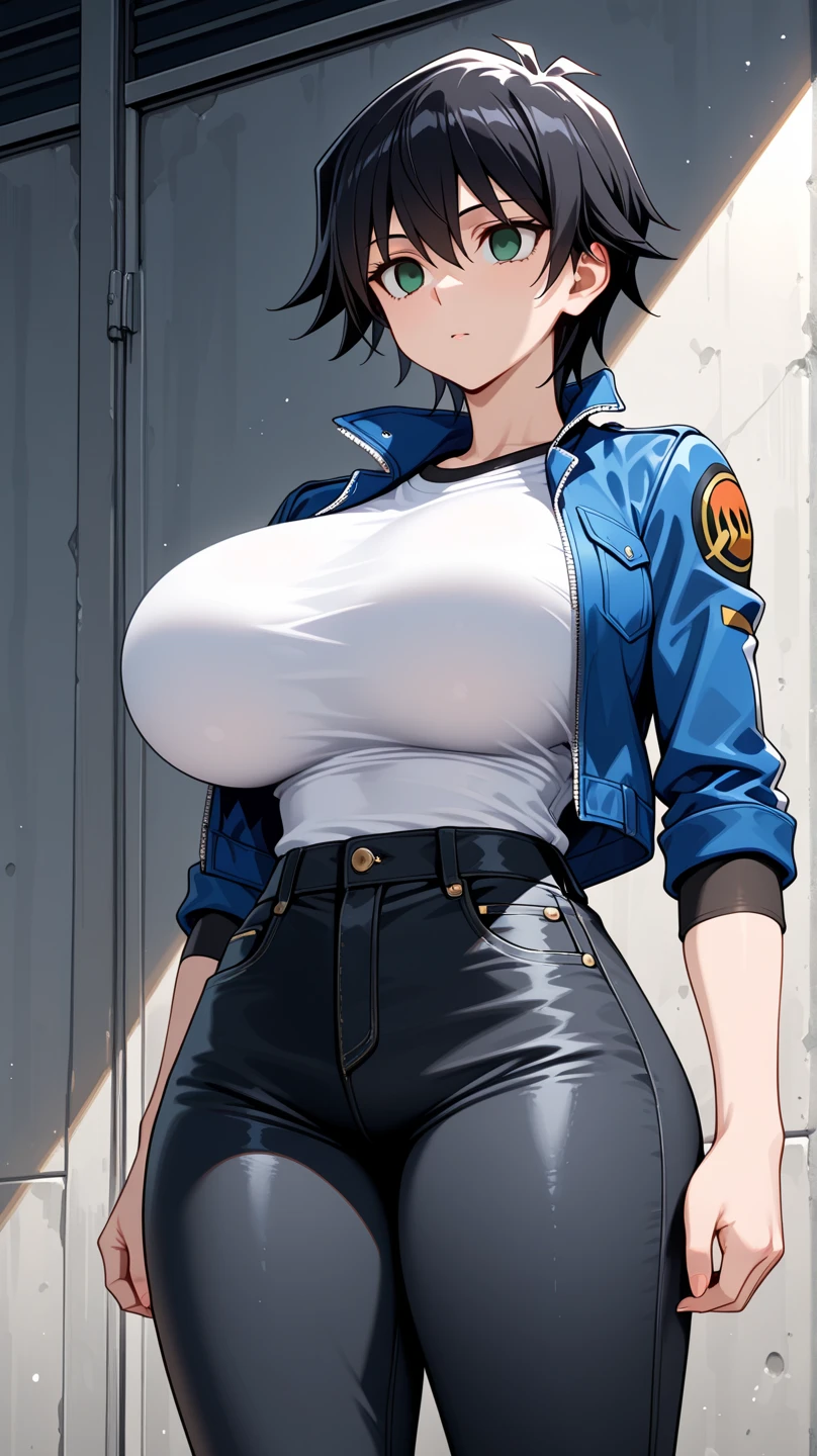 Clorinde,Genshin Impact ,Blue hair,tmasterpiece,Huge stacked breasts,The kinky is exposed ,(Surreal breasttremely full breasts)),((Super large)),Big breasts Thin waist,(((Extremely large breasts))),seductiv,High detail,hyper qualit,high resolution,8K,8k smooth,(reality: 1.2),(Highly realistic,Ultra-realistic,photograph realistic),(Realism: 1.2),Solo,(Perfect feminine curveig breasts:2),(Huge breasts:2),(gigantic cleavage breasts:2),(Large breasts:2),(Bare tits:1.4),(chiseled abs : 1.1),Nice strong legs,,(Curvy:1.1),Narrow waist,(gigantic hip:1),(Thick thighs:1),(Thick legs:1),Muscular,(body builder:2)