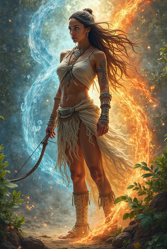 epic nebulae breathtaking nebula vibrant hues ethereal interstellar sparks curiosity birth evolution stars hyper starry sun_ciel spacieux SunShine panoramique coucher de soleil ultra lever du soleil ((Dynamic cinematic sunlight, super best quality, ultra chef d&#39;artwork :1.3)) epic gorgeous girl (Emily Rudd:Alicia Vikander) Un gros plan d&#39;an Atlantean barbarian war goddess&#39;a supernatural and enchanting beauty with a legendary magic spear and screaming with anger and fury. She is skinny and dives in shallow waves in a dark underground sea cave lit only by ocean bioluminescence which covers her perfectly., irresistible body. Minimalist, magical, shiny anime style female combat armor. Her tanned skin sparkles with&#39;scales. she is athletic, mince, ajuster, tonique, maigre, and very muscular with a slim waist and slim hips. She has deeply tanned and fluid skin, Des cheveux brillants. Son grand, vibrant, Bright turquoise Asian eyes focus intently on the viewer with a predatory gaze., allure d&#39;un autre monde. Elle a des tatouages complexes d&#39;inspiration aquatique sur tout son corps.. Son visage a des dessins peints. Swirling shadows deep equirectangular path_360 rue UnrealEngine5 Ultra Masterpiece Cinematic_Ultra Pro Sunlight_ultra optimal photo-realistic_High quality OpenGL-Ultra Shaders_high precision and ultra reflex precision_Enhanced octane high resolution perfection volumetric lighting_rendues ultra_high definition UHD XT3 DSLR HDR 3dcg analog ecstatic symmetrical dazzling Will-o&#39;-the-wisp global luminescence plasma focus incandescent reflection varied multi etc. --v 6 --s 1000 --c 20 --q 20 --chaos 100