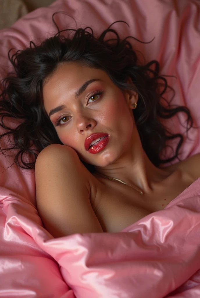 Ultra HD resolution,artistic photos,Professional Photography,((21 year wet very sexy girl, long brunette wet hair, cold ultra realistic wet skin, wearing very sexy transparent red lace wet body covers)), exposed cleavage, posing like a super-model, on bed in a room of a luxury manor, night time, messy hair, looking at viewer, natural pink lips.