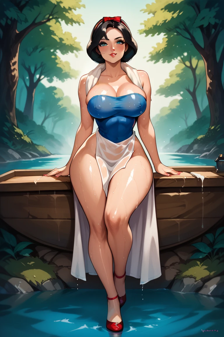 a girl from adventure time with huge boobs