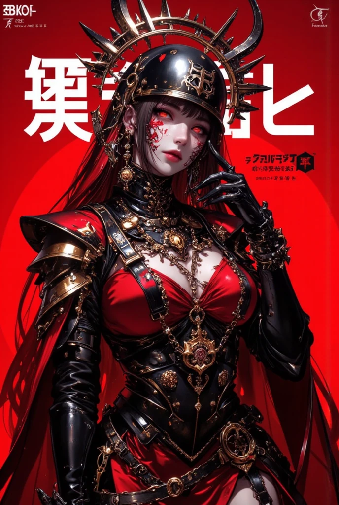 ((8K resolution))、((highest quality))、((masterpiece))、((Very detailed))((((dramatic))), (Anatomically correct)、((theme、whole body:1.1)),The depth of the object to write、Looking at the camera、front、(Mechanical bones格、Mechanical boneechanical Cervical Vertebra、Long and thin、Round sunglasses、lipstick、kimono、Bloody)、revolver、Magnum、spooky、an ominous、SF、Biomechanics、background:Kowloon Fortress、neon