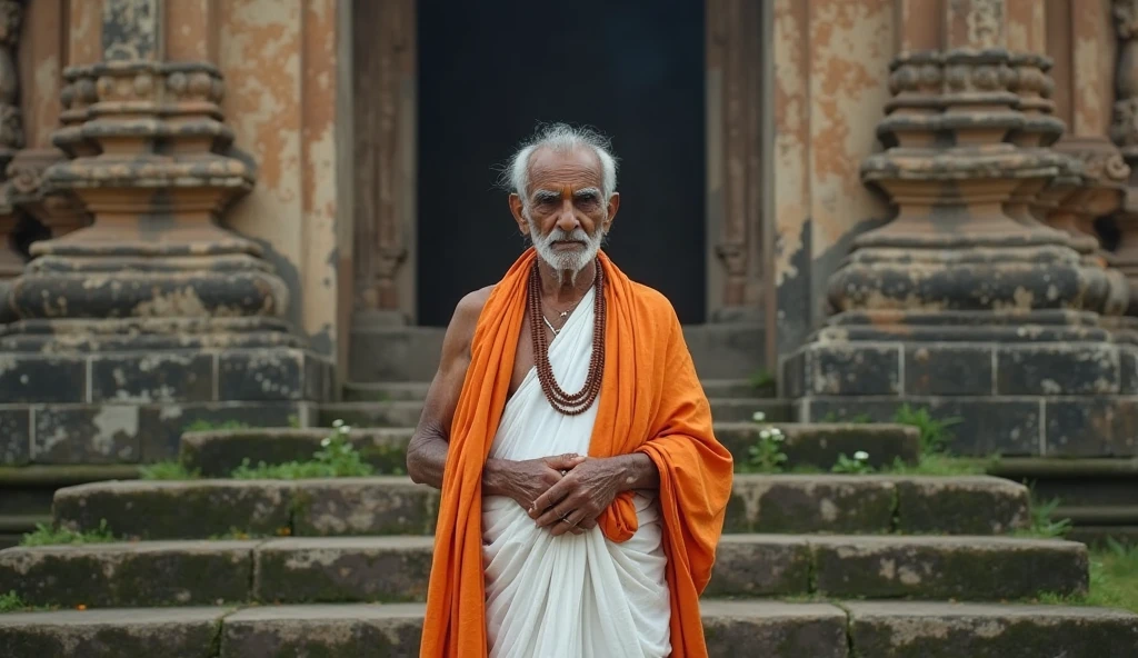 Indian hot and sexy dhoti where man open hairy chest muscles white dhoti and old man broad chest happy loking