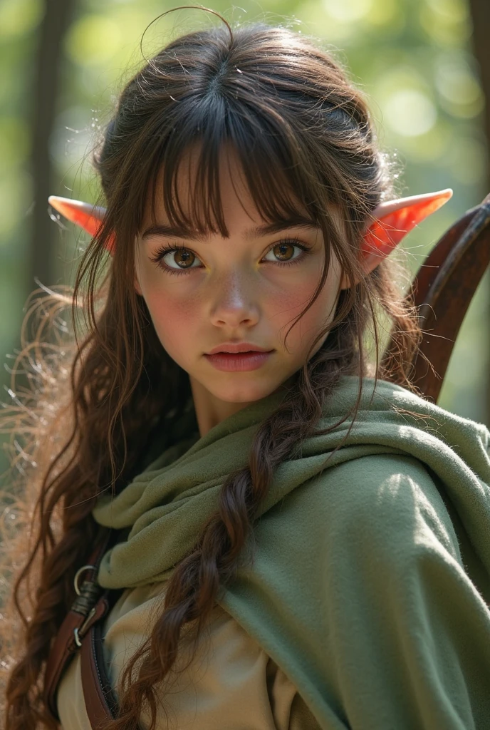 analog film photo, photo of young half-goblin, female, 16 years-old, diminutive build, pointy ears, upturned nose, slitted pupils, pretty, natural beauty, mystical forest, RAW Photograph, dslr, soft lighting, high quality, film grain, Fujifilm XT3, detailed skin with visible pores, insane details, masterpiece, 8k, 35mm photograph, dslr, kodachrome, faded film, desaturated, 35mm photo, grainy, vintage, Kodachrome, Lomography, stained, highly detailed, found footage, close-up shot