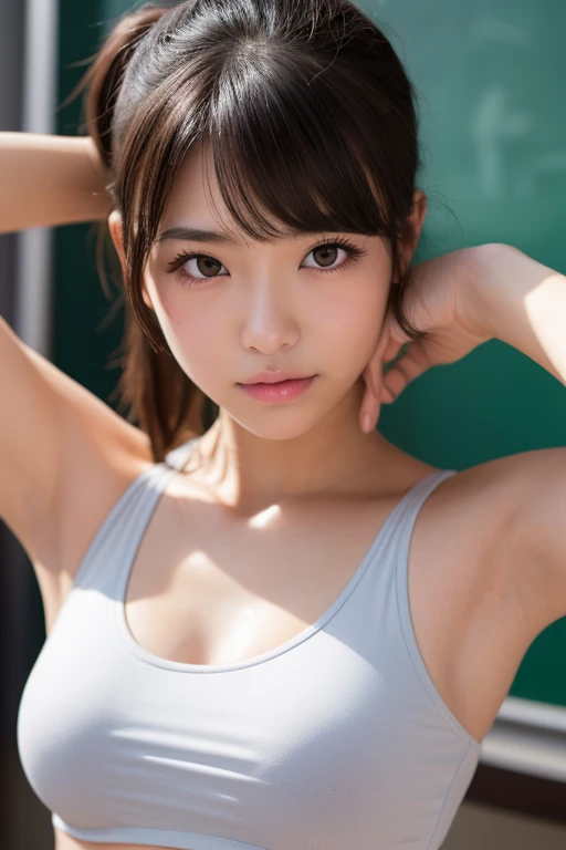 (8k, RAW Photos,Highest quality, High resolution:1.1), (超Realisticな:1.4),(Realistic, Realistic:1.3),The Beauty of Japan、((Upper Body:1.3))、Gymnastics Team - Flexible Leotards and Grips